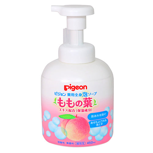 薬用全身泡ソープ （ももの葉） 450ml – ピジョン公式オンライン