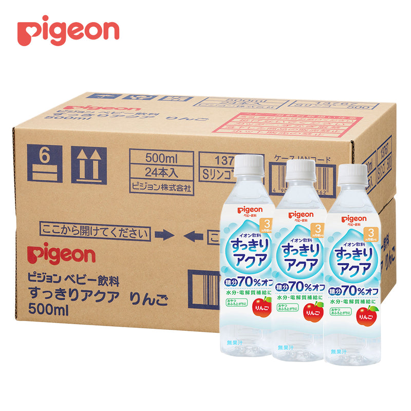 【アウトレット品】すっきりアクア りんご 500ml ×24本セット