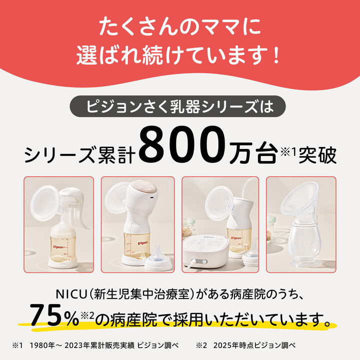 さく乳器 電動 handy fit＋ Light│ピジョン公式オンラインショップ