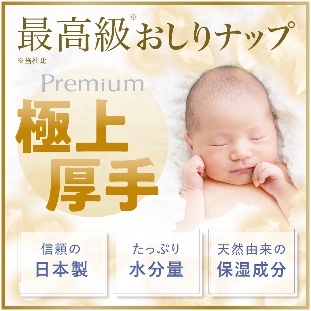 はじめてのおしりナップ プレミアム極上厚手 50枚×6個入 – ピジョン