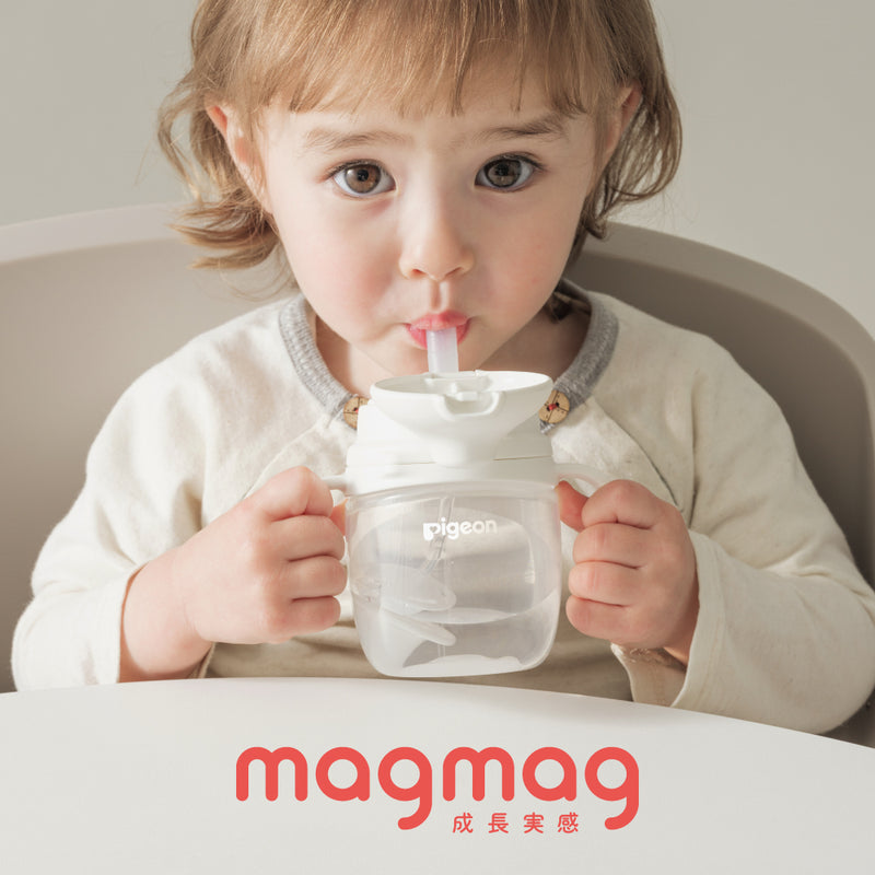 magmag成長実感 3種のコップ＆ストローセット 　ボトル付き