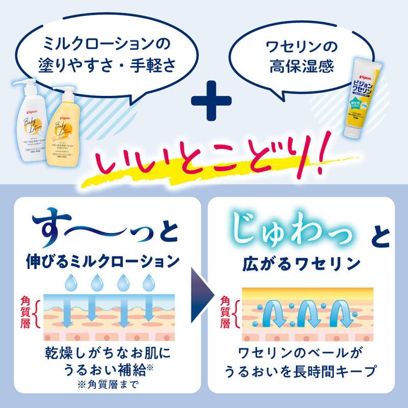 ベビーミルクローション ワセリンイン 250g