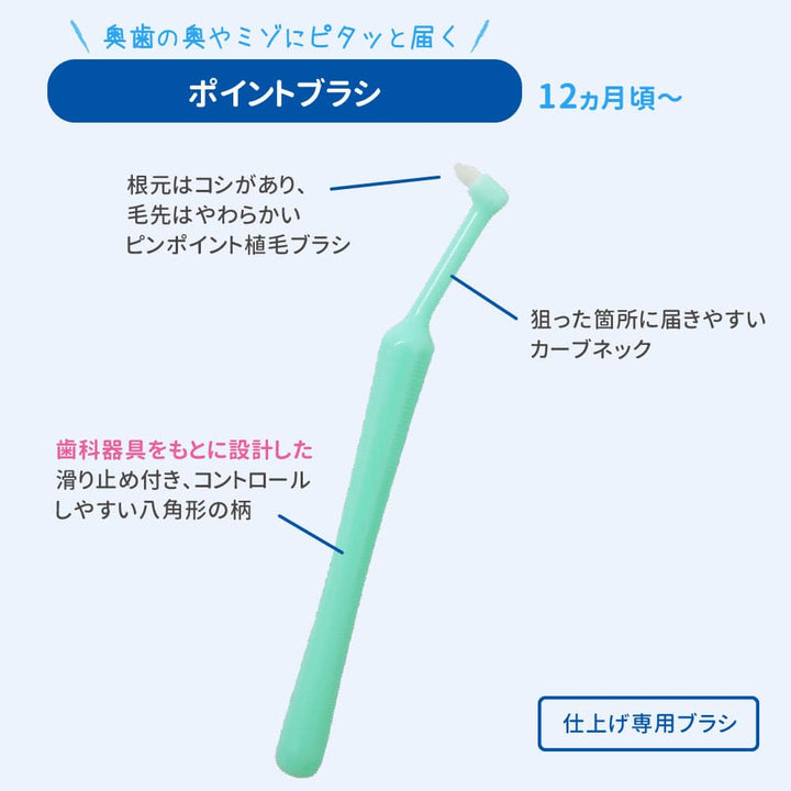 仕上げ専用 全体＆ポイントみがきセット│ピジョン公式オンラインショップ