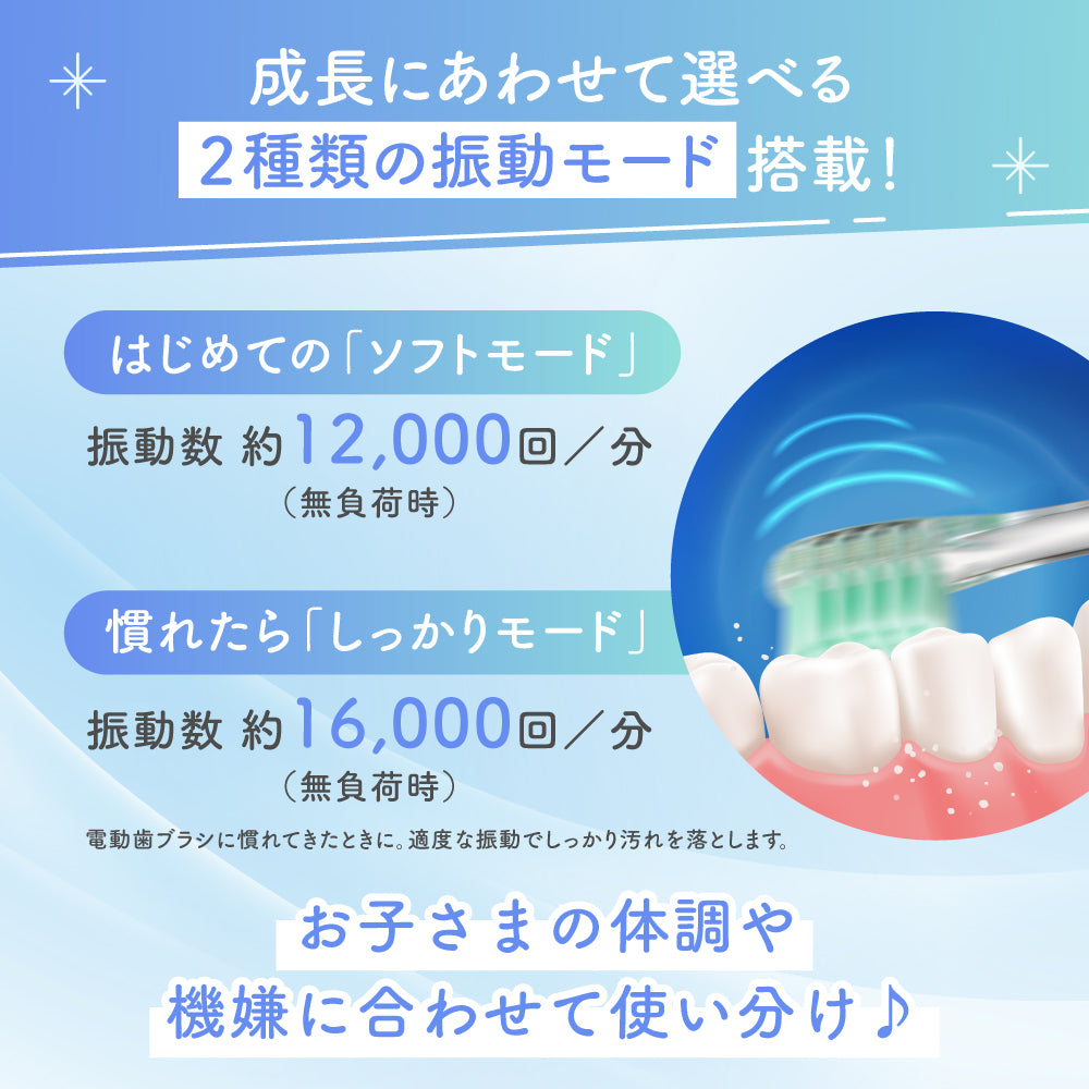仕上げ専用 電動歯ブラシ（グリーン／1才6ヵ月頃～）│ピジョン公式