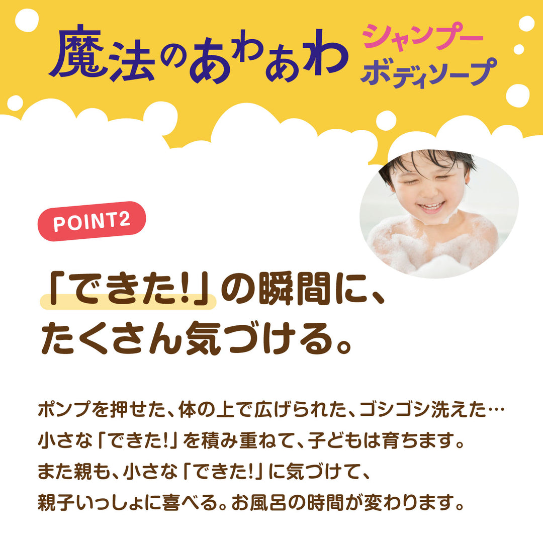 ピジョンキッズ (Pigeon kids) 魔法のあわあわ ボディソープ 詰め替え 