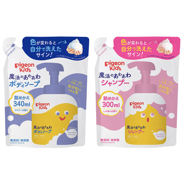 ピジョンキッズ 魔法のあわあわボディソープ・シャンプー 詰めかえ用