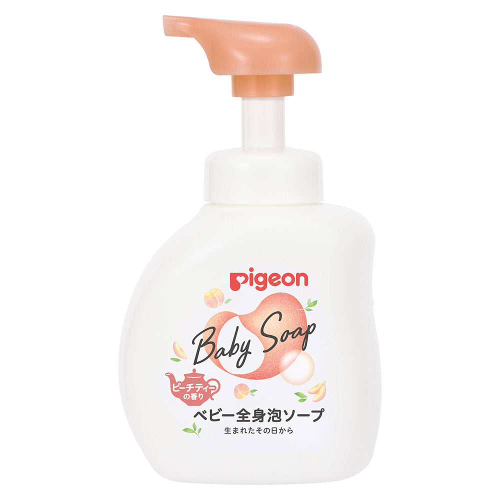 全身泡ソープ ピーチティーの香り500ml│ピジョン公式オンラインショップ