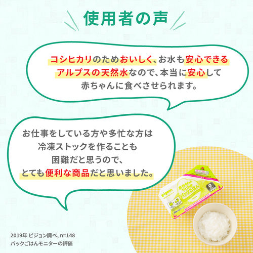 【6パック×8個】赤ちゃんのやわらかパックごはん　12ヵ月頃～