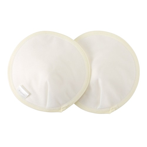 母乳を吸収するコットン授乳ブラ＆布製母乳パッド