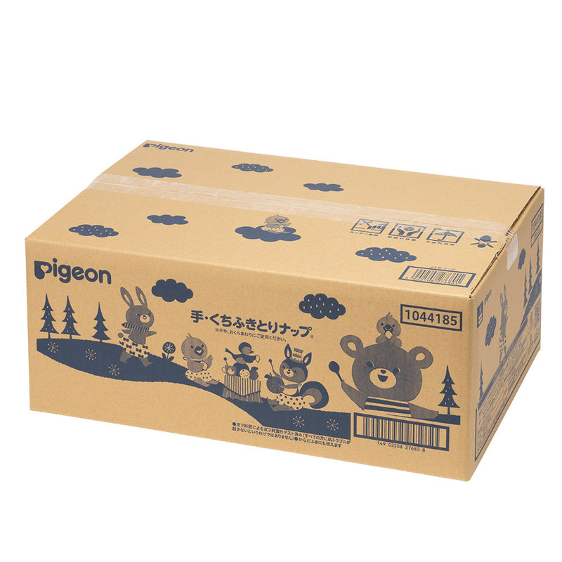 【70枚×32個】手・くちふきとりナップ 70枚 Pigeon Friends EC