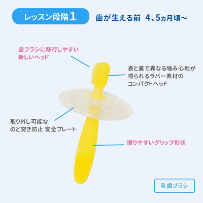 【3本入】乳歯ブラシレッスン１