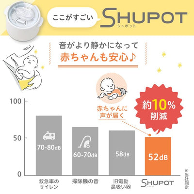 【3/3 10:00～3/19 09:59までポイント9%】電動鼻吸い器・手動鼻吸い器 シュポット まとめ買いセット