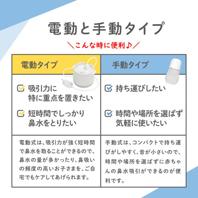 【3/3 10:00～3/19 09:59までポイント9%】電動鼻吸い器・手動鼻吸い器 シュポット まとめ買いセット