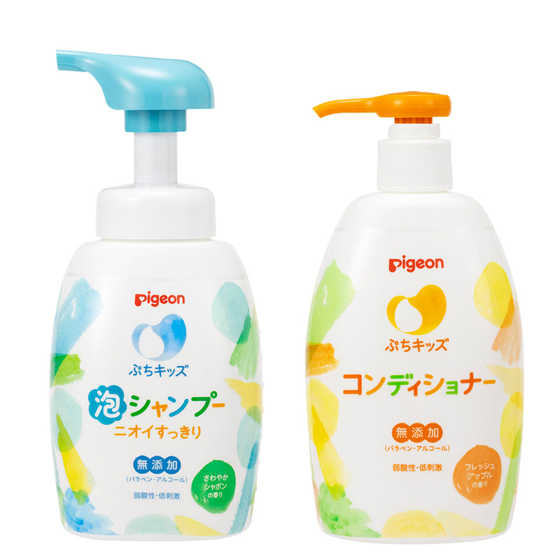 ぷちキッズ泡シャンプー＆コンディショナー（本体300ml）