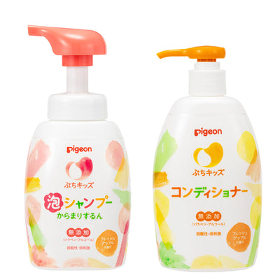 ぷちキッズ泡シャンプー＆コンディショナー（本体300ml）