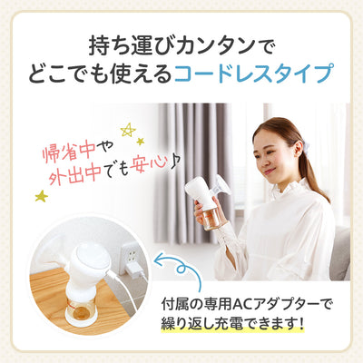 【ギフトチケット販売は現在未定】【e-Gift】さく乳器 電動 handy fit＋ 22