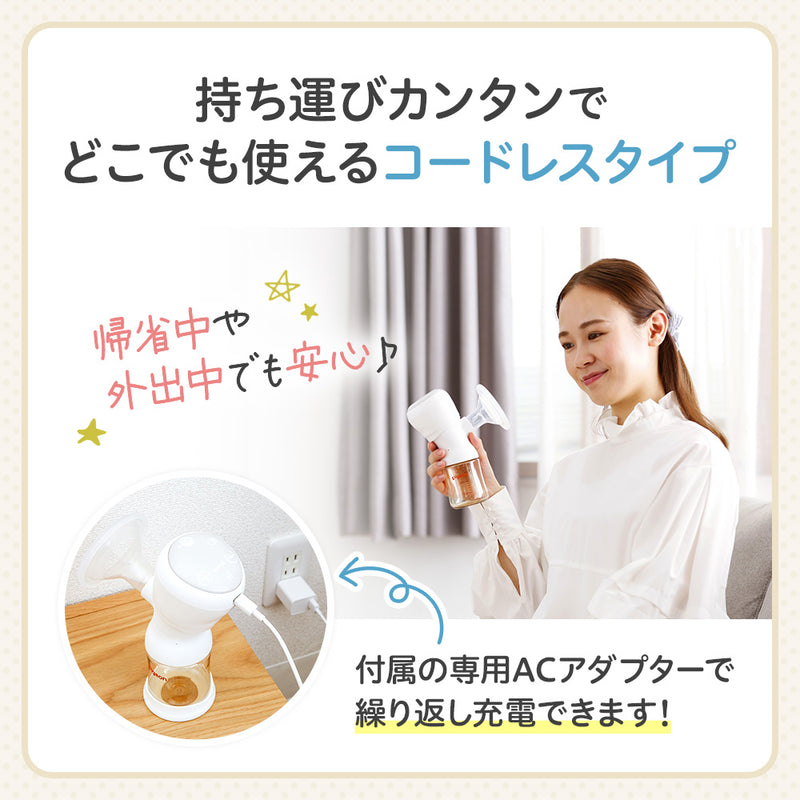 【ギフトチケット販売は現在未定】【e-Gift】さく乳器 電動 handy fit＋ 22