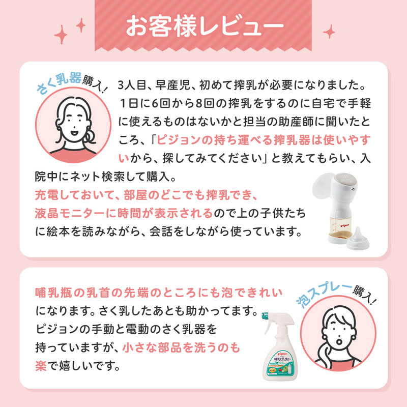 【ギフトチケット販売は現在未定】【e-Gift】さく乳器 電動 handy fit＋ 22
