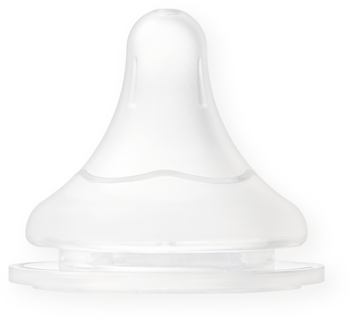 なめらかな舌運動を適えるやわらかい乳首