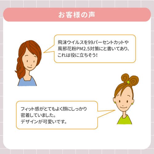 はじめてのマスク　９０枚入