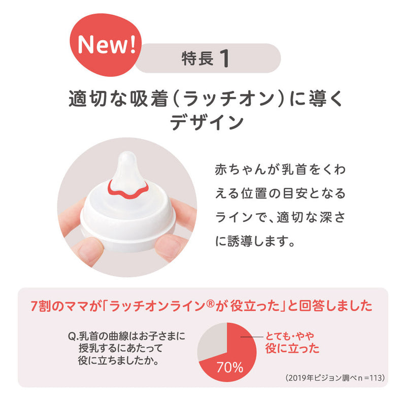 母乳実感哺乳びん プラスチック240ml＋母乳実感パーツストローセット