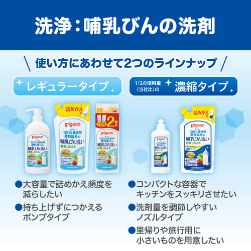 哺乳びん洗い 濃縮タイプ 詰替 250ml – ピジョン公式オンラインショップ