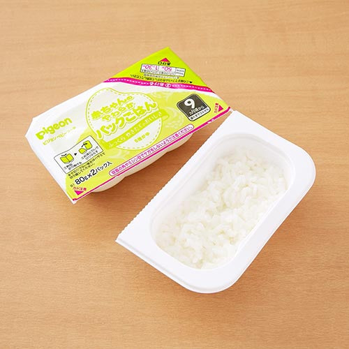 赤ちゃんのやわらかパックごはん 6パック入 9ヵ月頃～│ピジョン